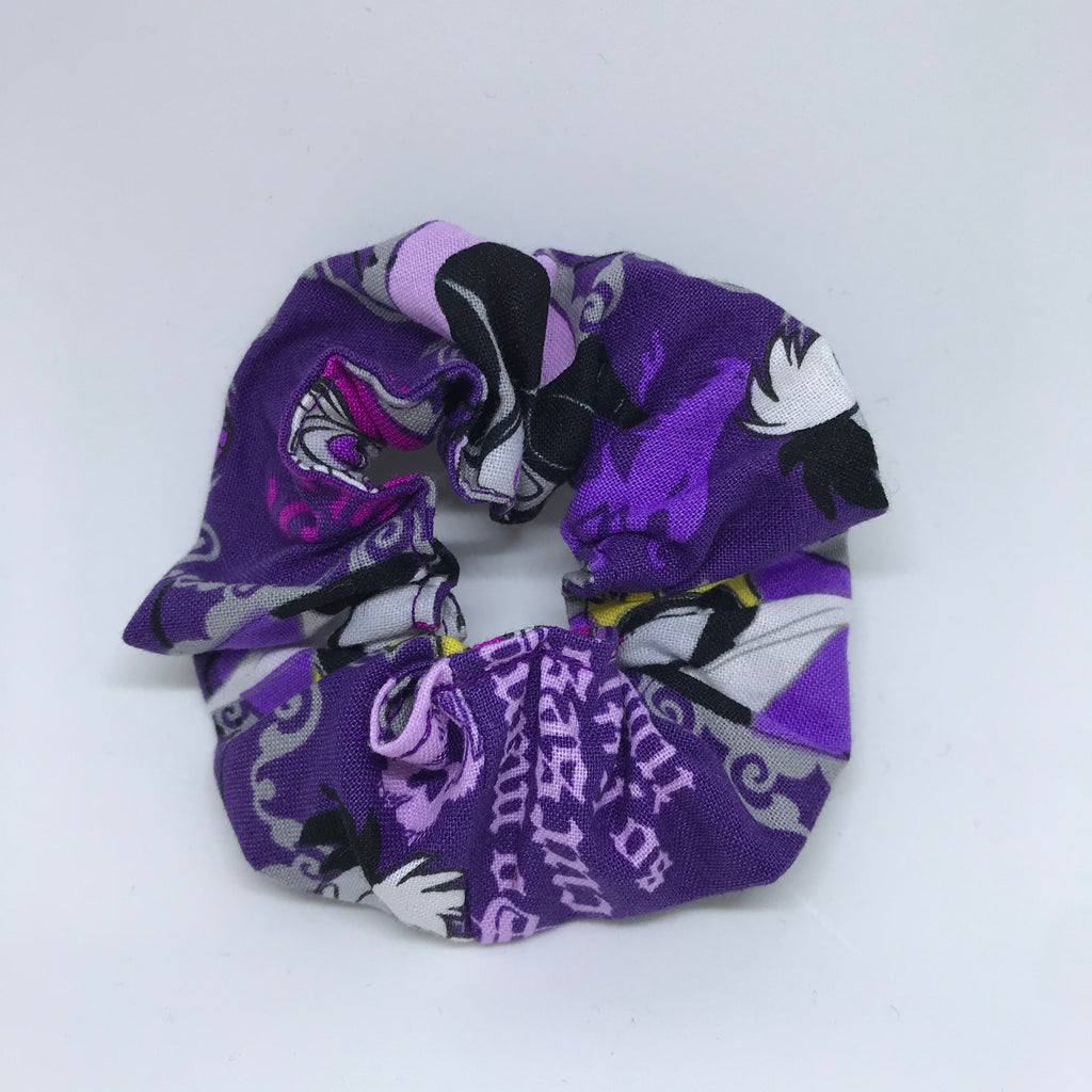 Cruella De Vil Scrunchie - Ursula Villian - 101 Dalmations - Scrunchies Hair Tie