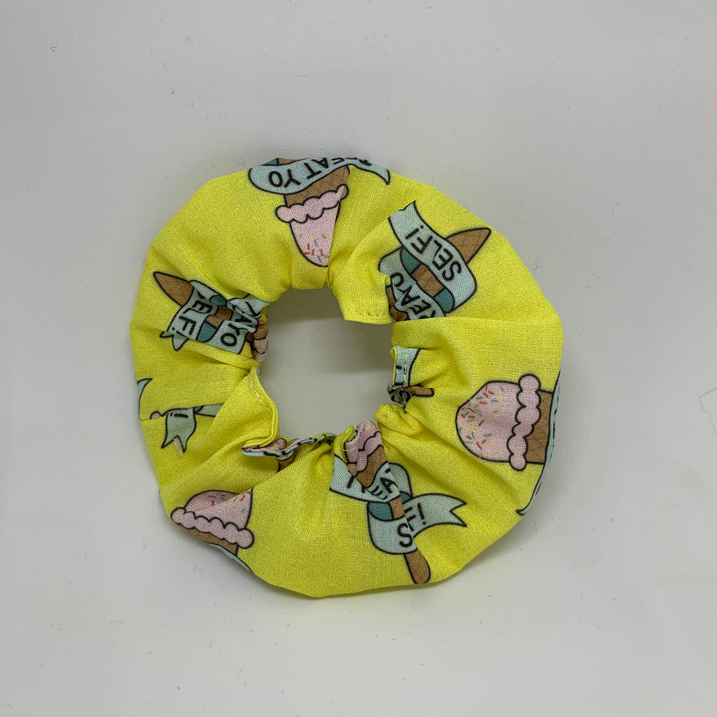 Treat Yo Self Ice-Cream Cone Scrunchie - Scrunchies - 90s Fashion Scrunchie