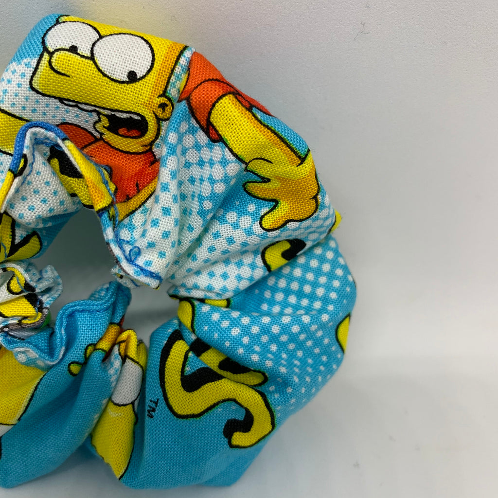 Bart Simpson Scrunchie - The Simpsons Scrunchies - 90s Fashion Scrunchie