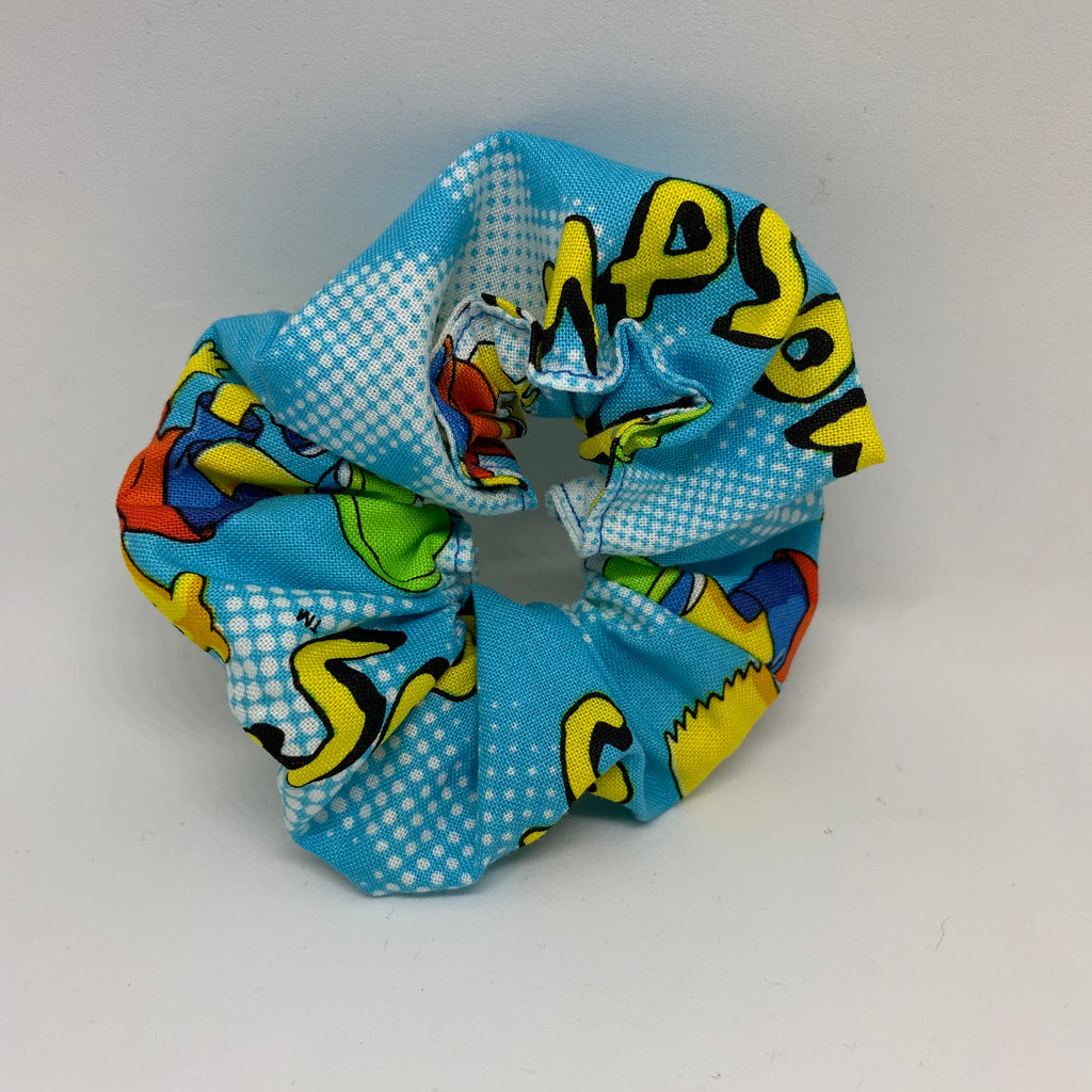 Bart Simpson Scrunchie - The Simpsons Scrunchies - 90s Fashion Scrunchie