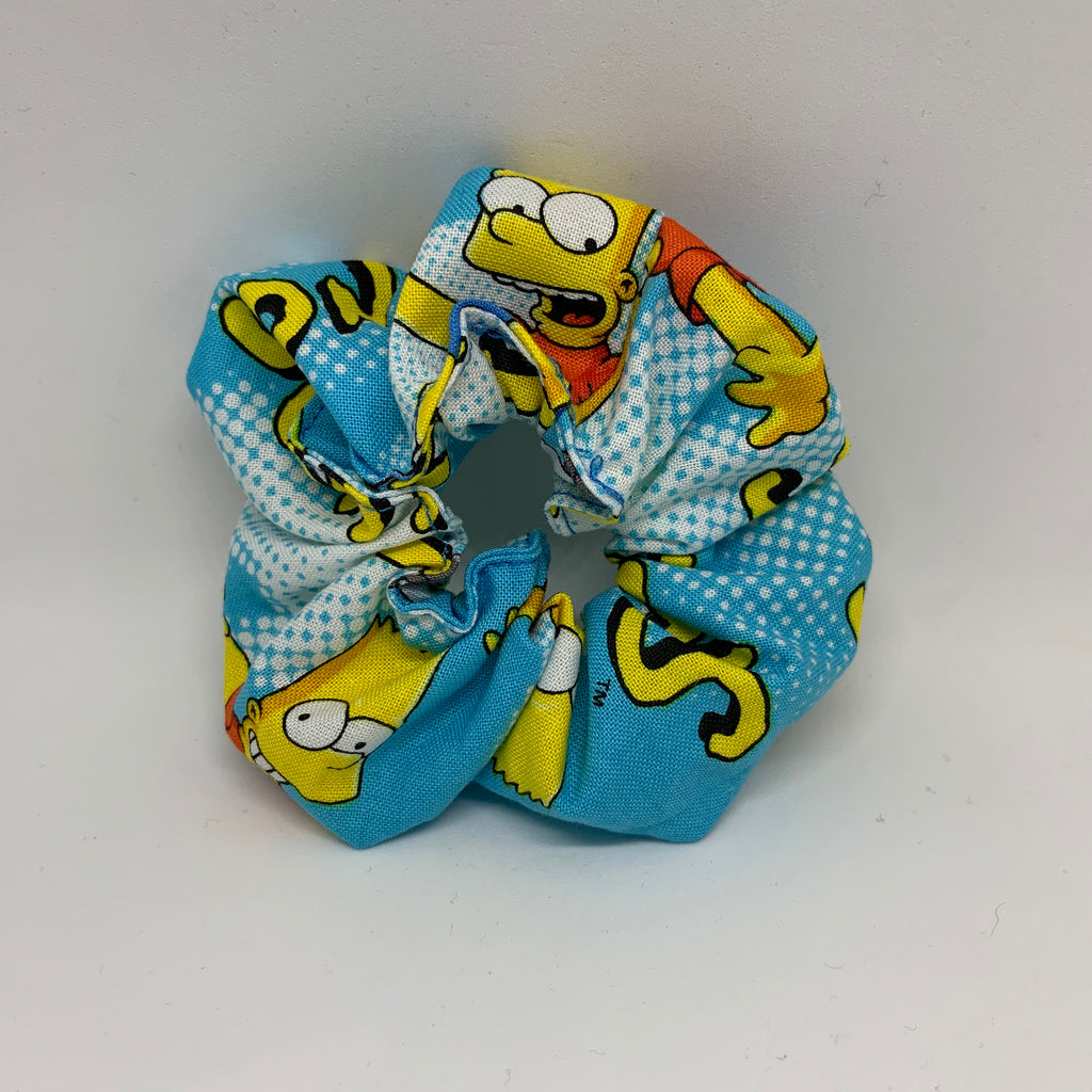 Bart Simpson Scrunchie - The Simpsons Scrunchies - 90s Fashion Scrunchie