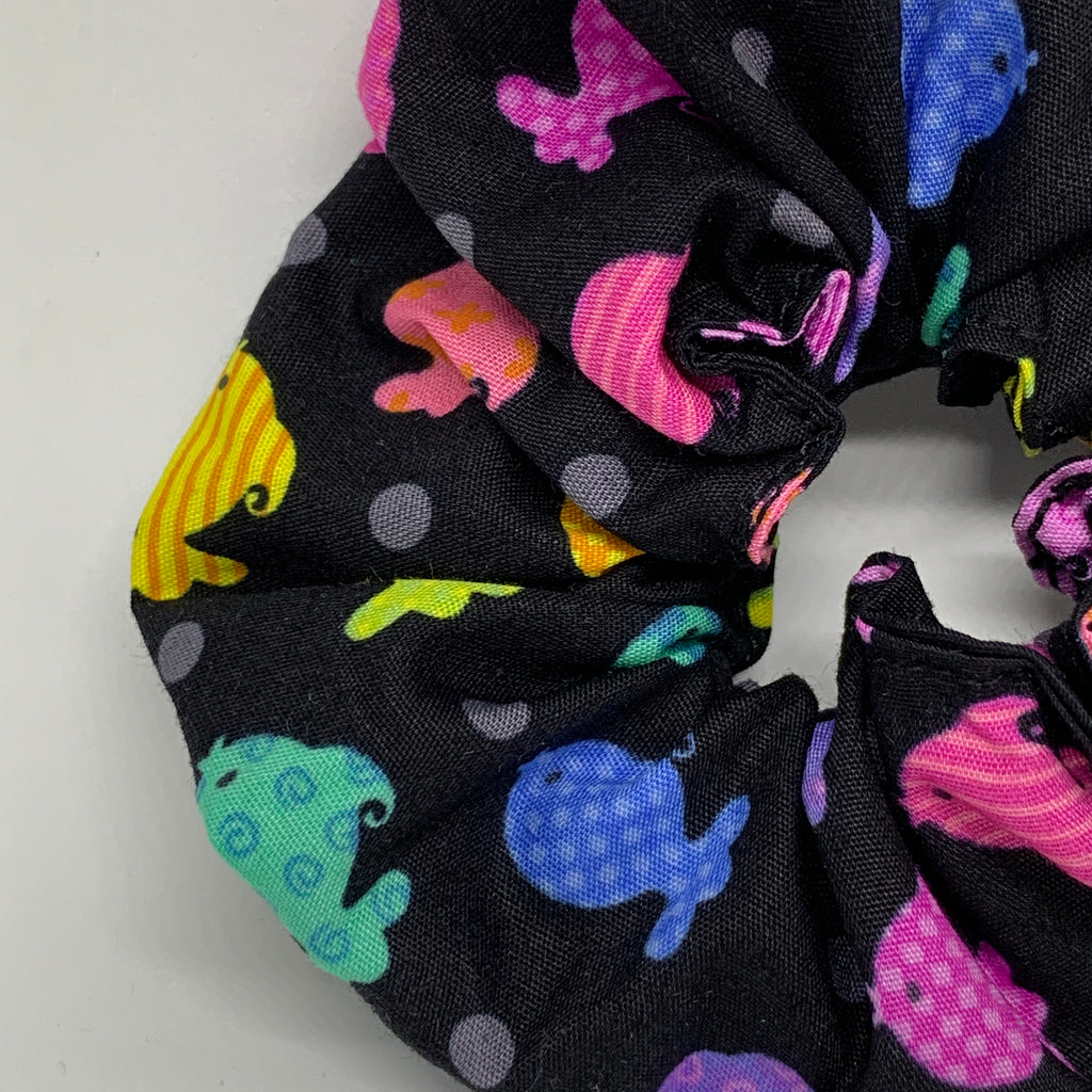 Fish Scrunchie - Gold Fish Scrunchies - 90s Fashion Scrunchie