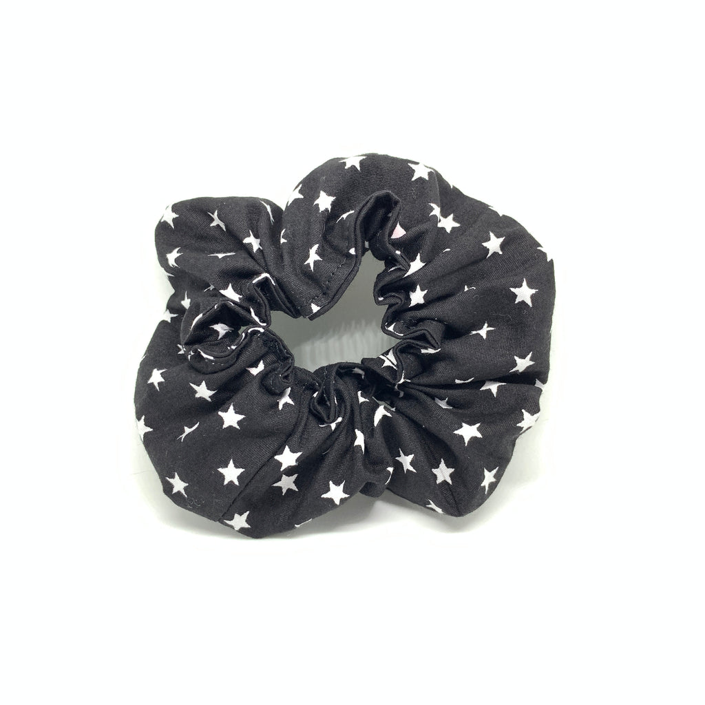 Black & White Stars Scrunchie - Scrunchies