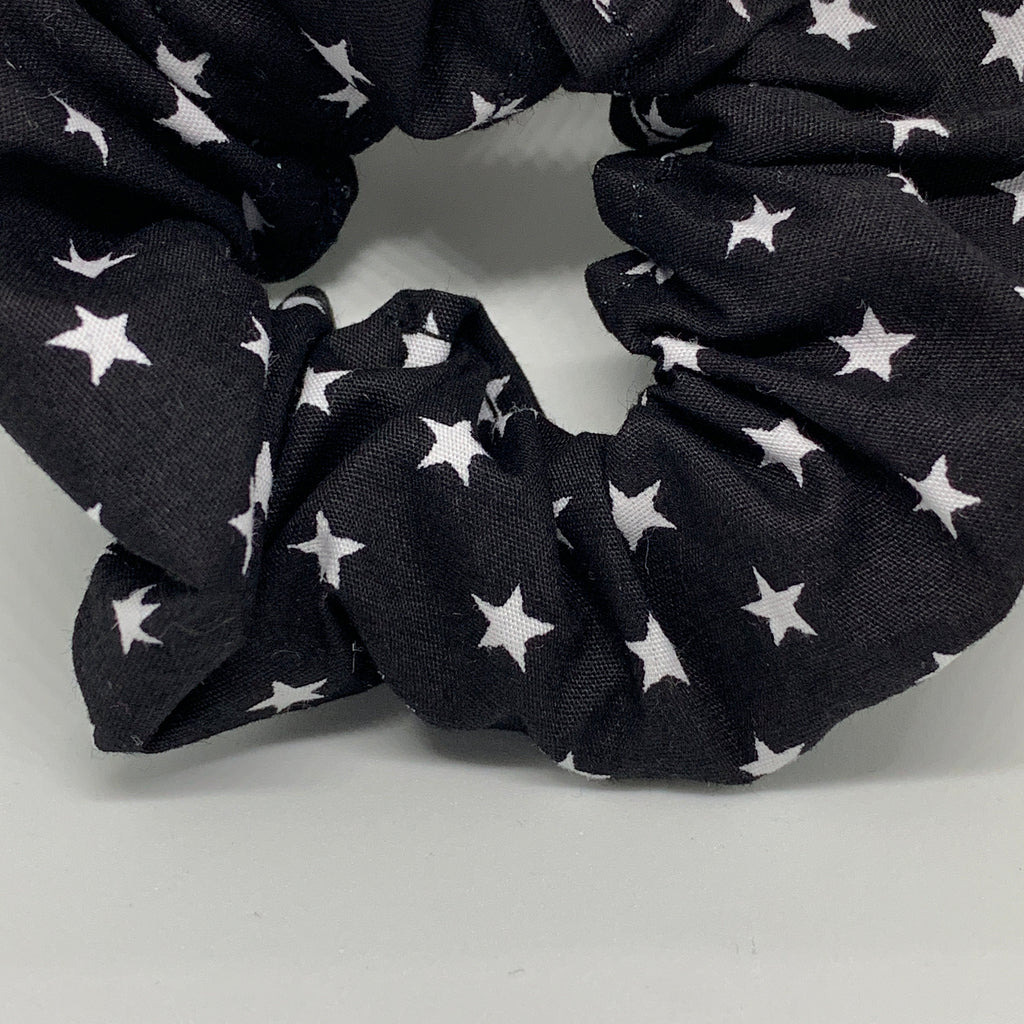 Black & White Stars Scrunchie - Scrunchies