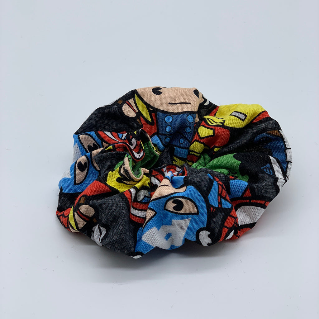 Avengers Scrunchie - Scrunchies - Thor, Iron Man, Capatain America Scrunchie