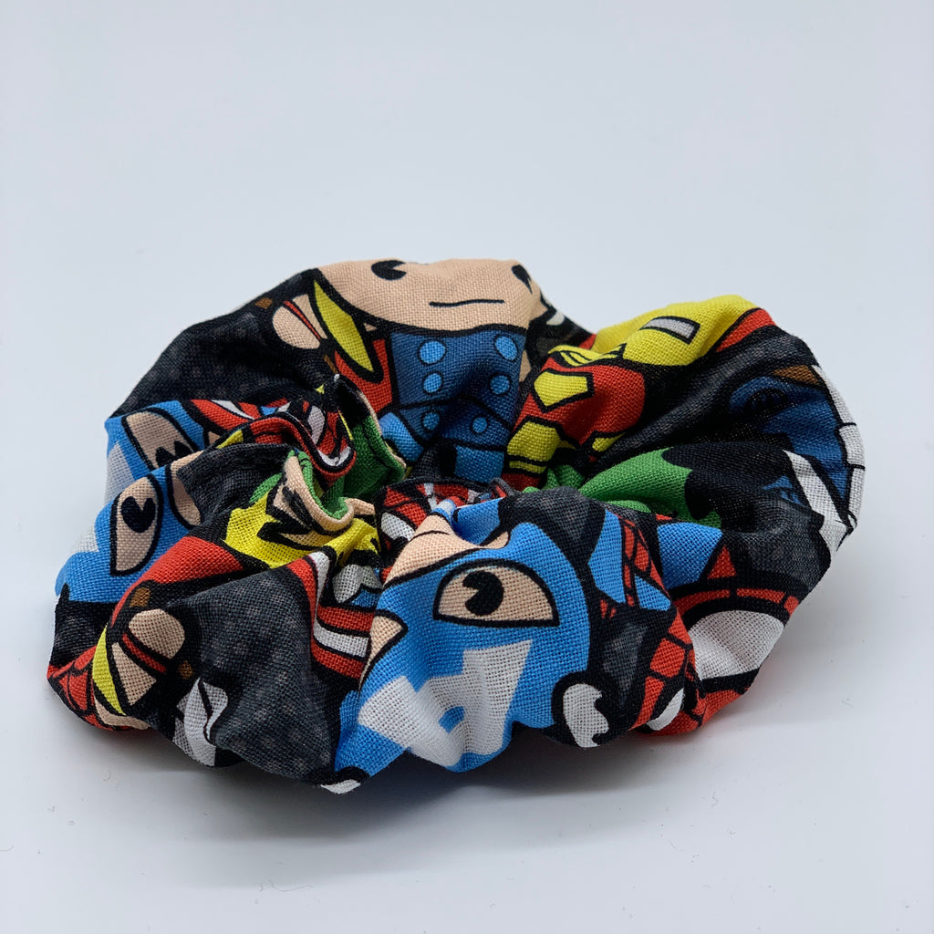 Avengers Scrunchie - Scrunchies - Thor, Iron Man, Capatain America Scrunchie