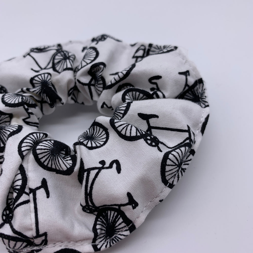 Bike Scrunchie - Bicycle Scrunchies - Hair Tie - 90s Fashion Scrunchie