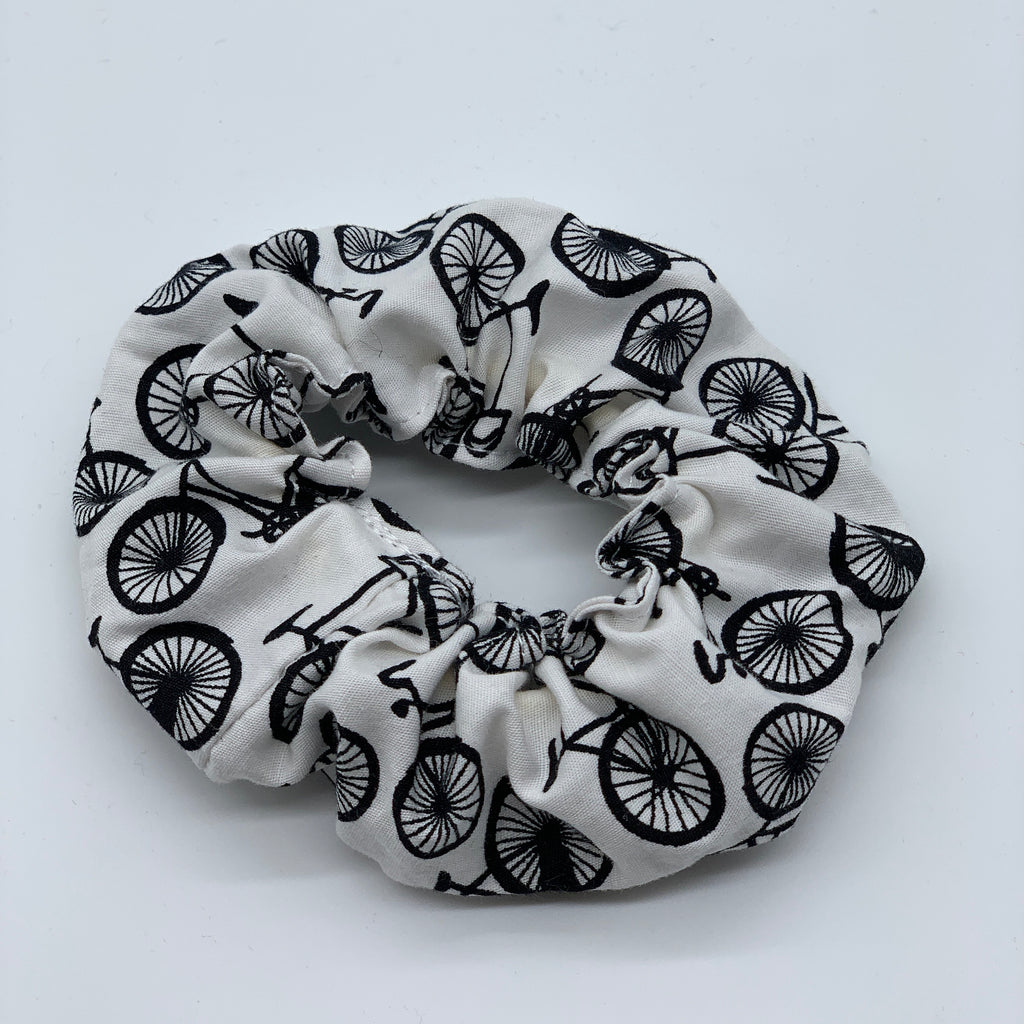 Bike Scrunchie - Bicycle Scrunchies - Hair Tie - 90s Fashion Scrunchie