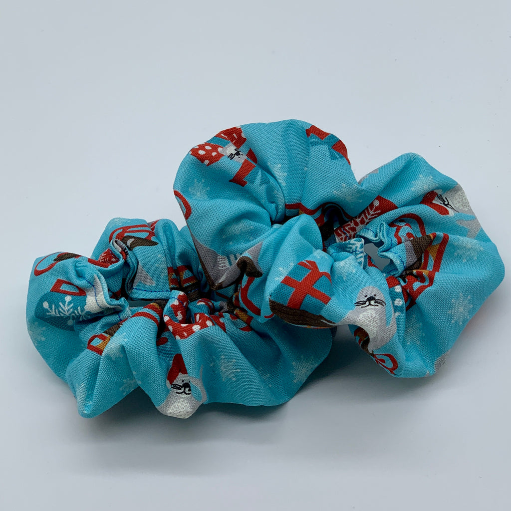 Seal Christmas Scrunchie - Christmas Scrunchies