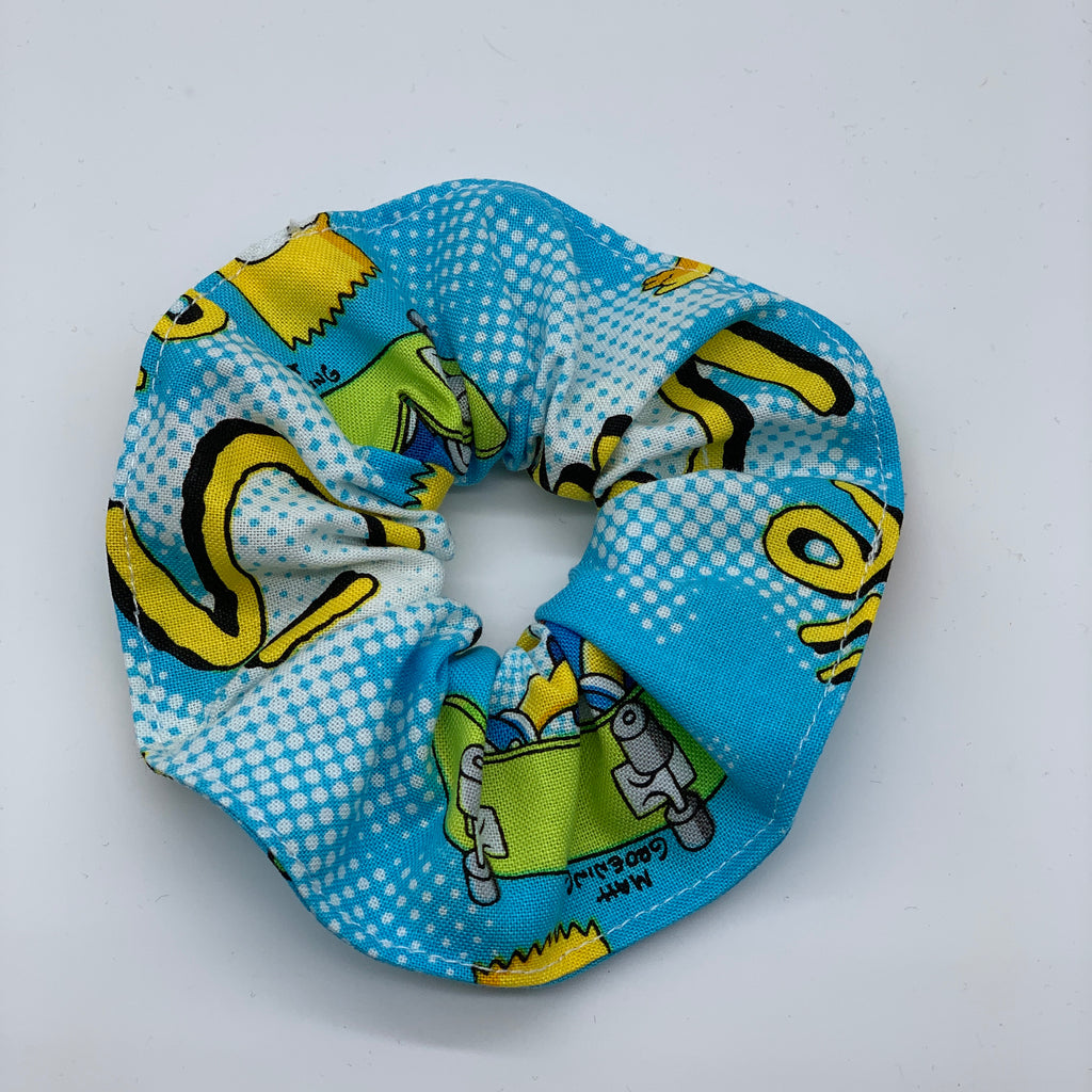 Bart Simpson Scrunchie - The Simpsons Scrunchies - 90s Fashion Scrunchie