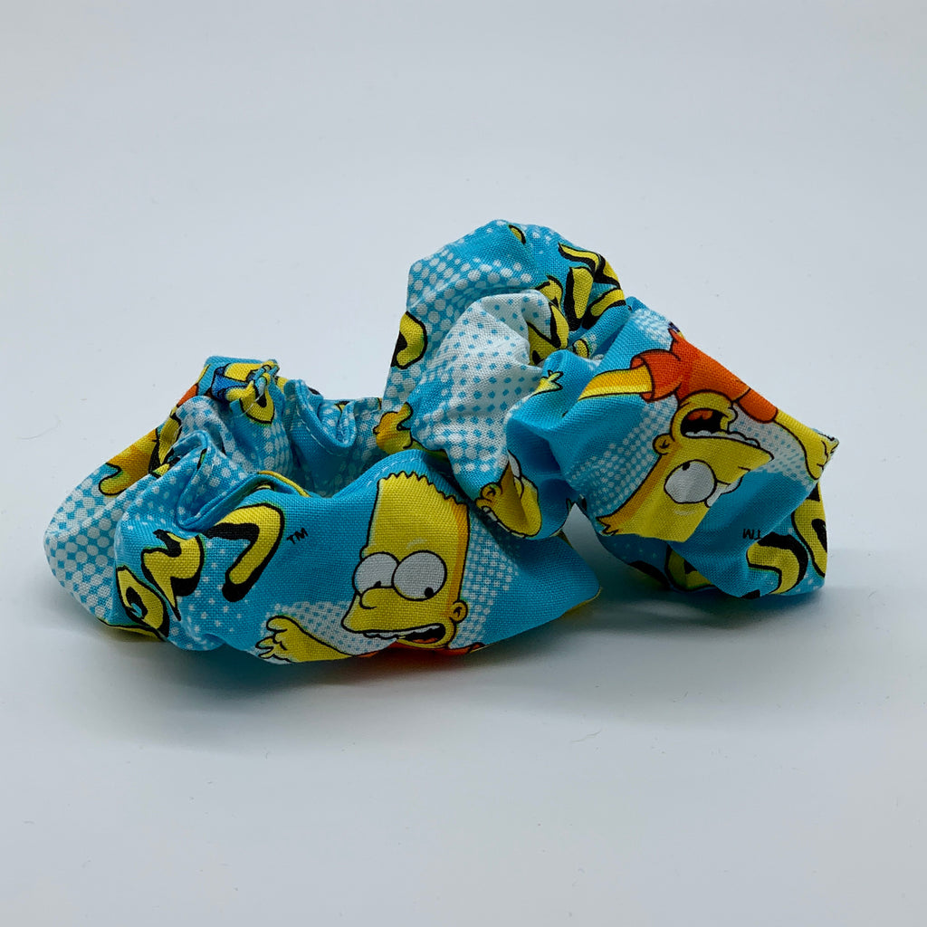 Bart Simpson Scrunchie - The Simpsons Scrunchies - 90s Fashion Scrunchie