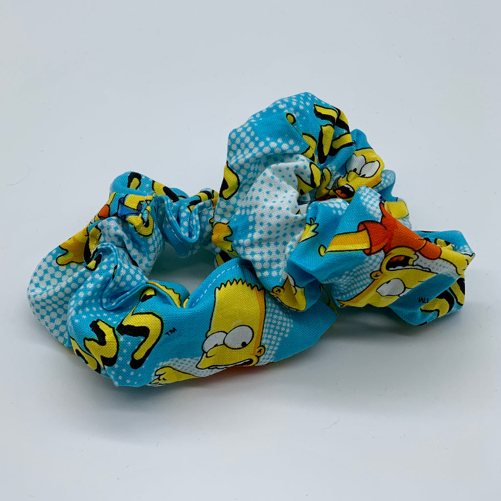 Bart Simpson Scrunchie - The Simpsons Scrunchies - 90s Fashion Scrunchie