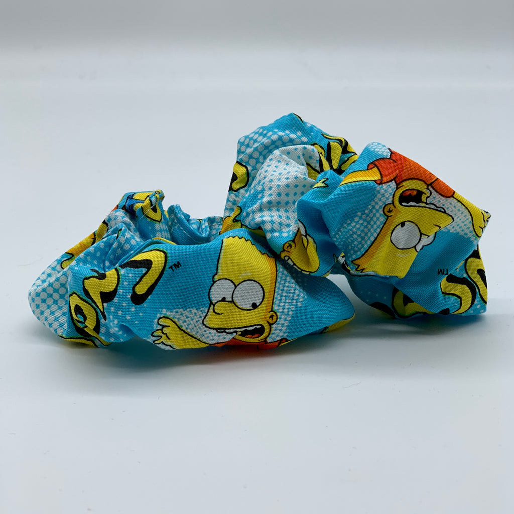 Bart Simpson Scrunchie - The Simpsons Scrunchies - 90s Fashion Scrunchie