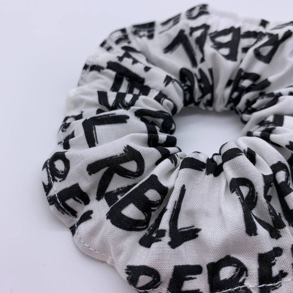 Rebel Rebel Scrunchie - David Bowie Scrunchies - 90s Fashion Scrunchie