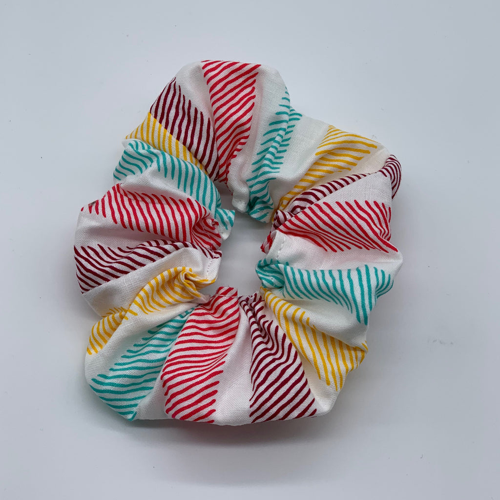 Beach Vibe Scrunchie - Summer Scrunchies - Stripey Scrunchy