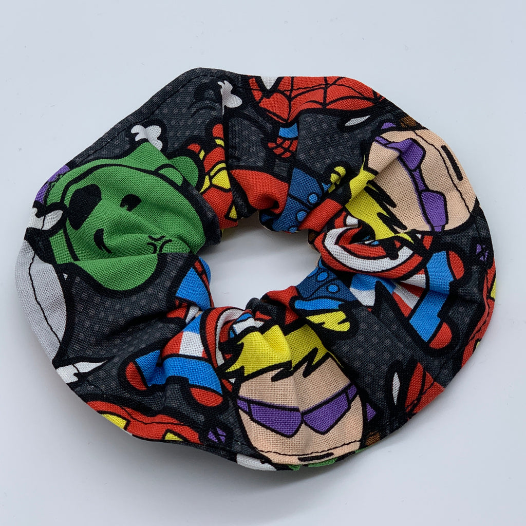 Avengers Scrunchie - Scrunchies - Thor, Iron Man, Capatain America Scrunchie