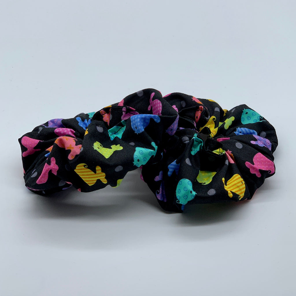 Fish Scrunchie - Gold Fish Scrunchies - 90s Fashion Scrunchie