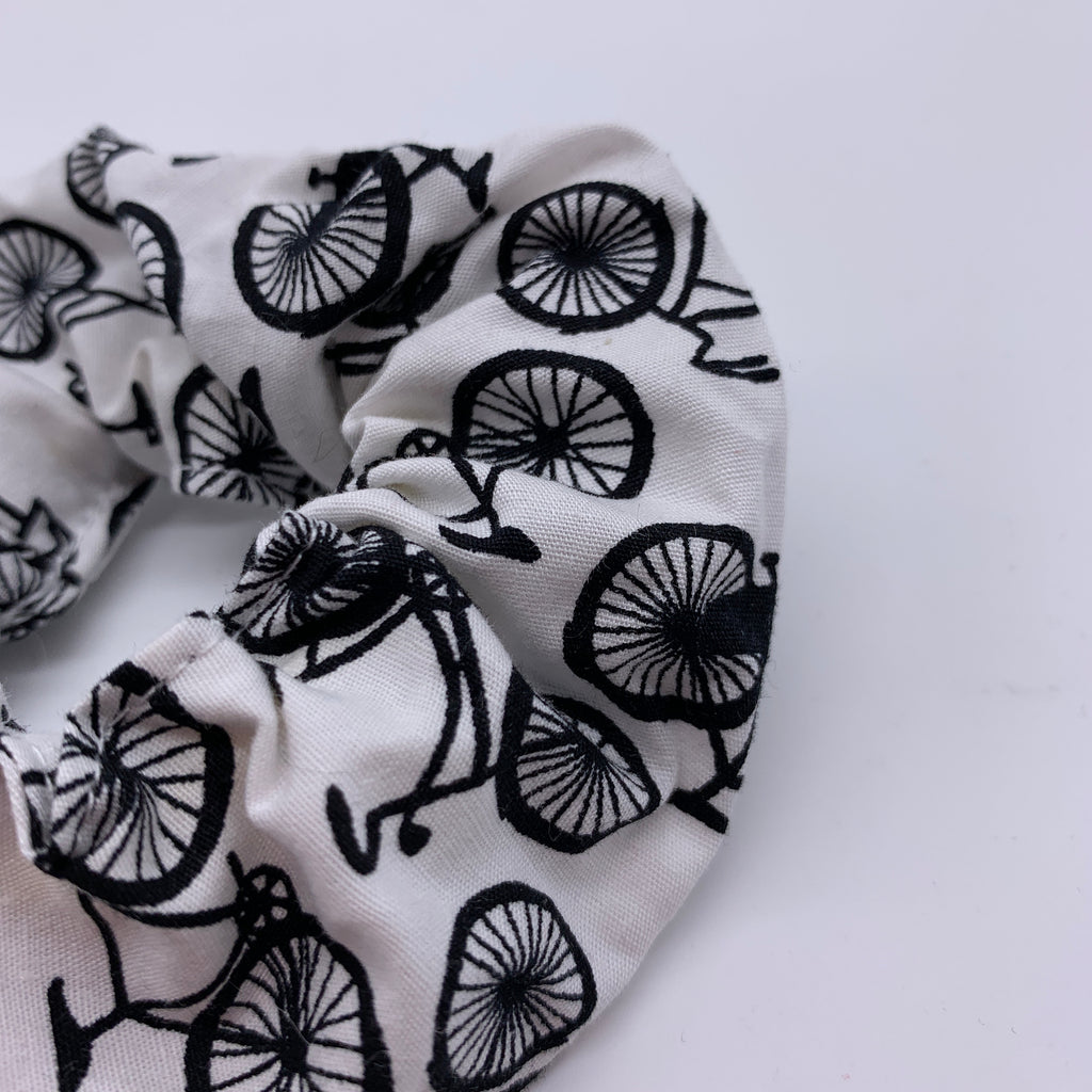 Bike Scrunchie - Bicycle Scrunchies - Hair Tie - 90s Fashion Scrunchie