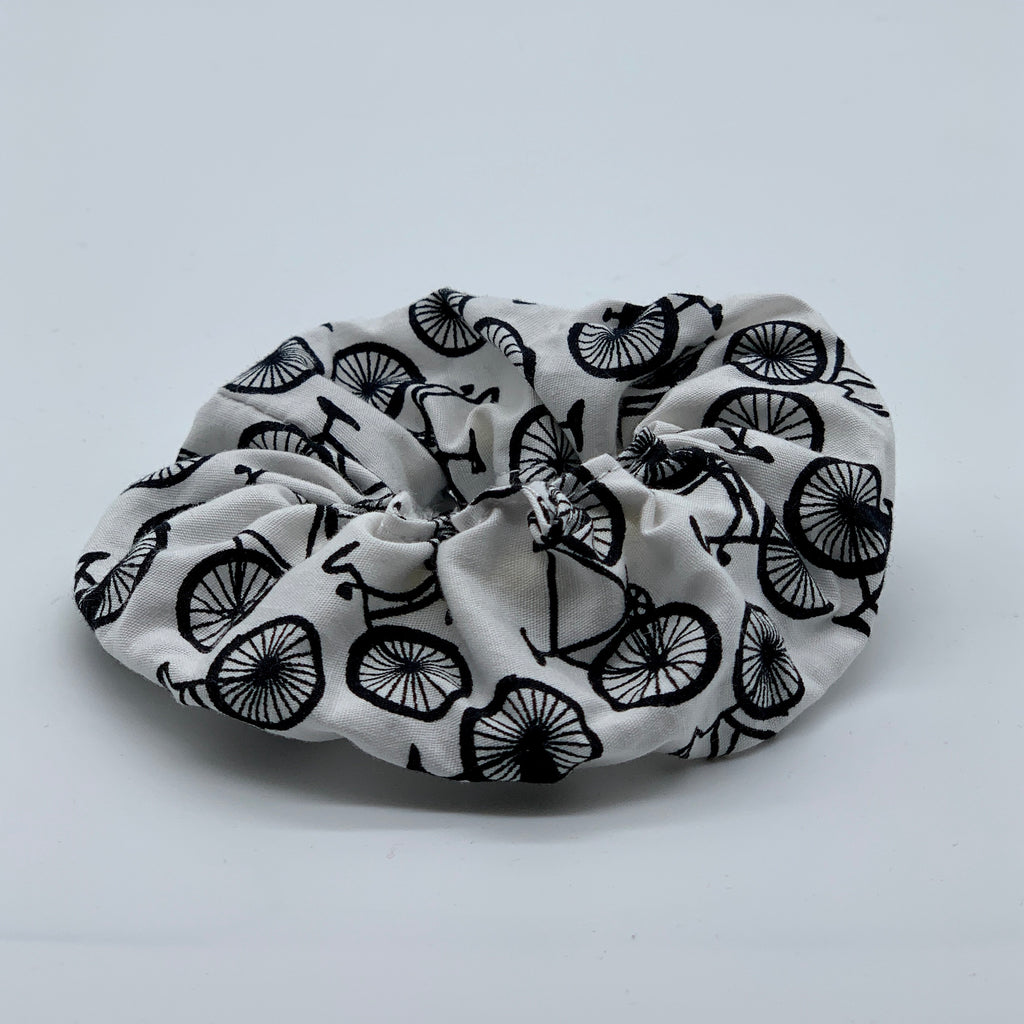 Bike Scrunchie - Bicycle Scrunchies - Hair Tie - 90s Fashion Scrunchie