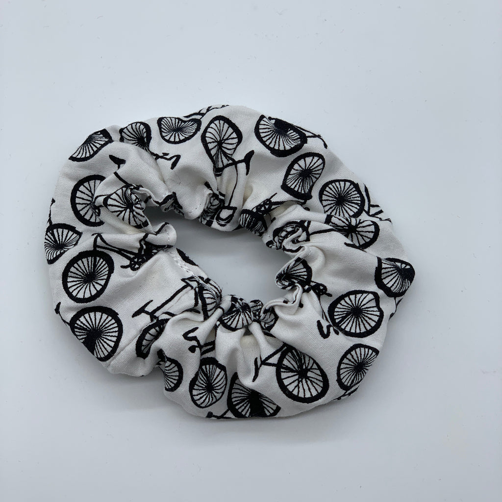 Bike Scrunchie - Bicycle Scrunchies - Hair Tie - 90s Fashion Scrunchie