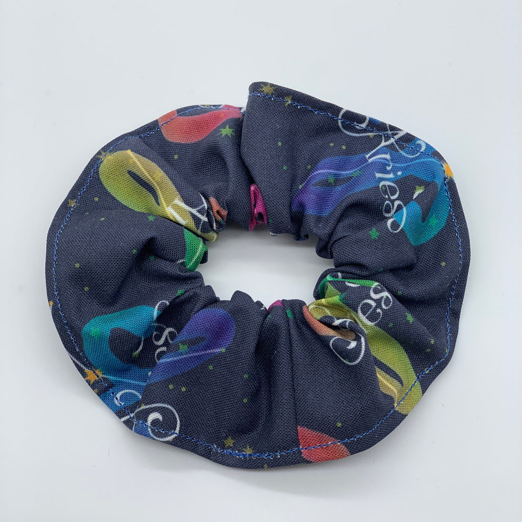 Aries Scrunchie - Horoscope Scrunchies - Zodiac Star Sign Scrunchie