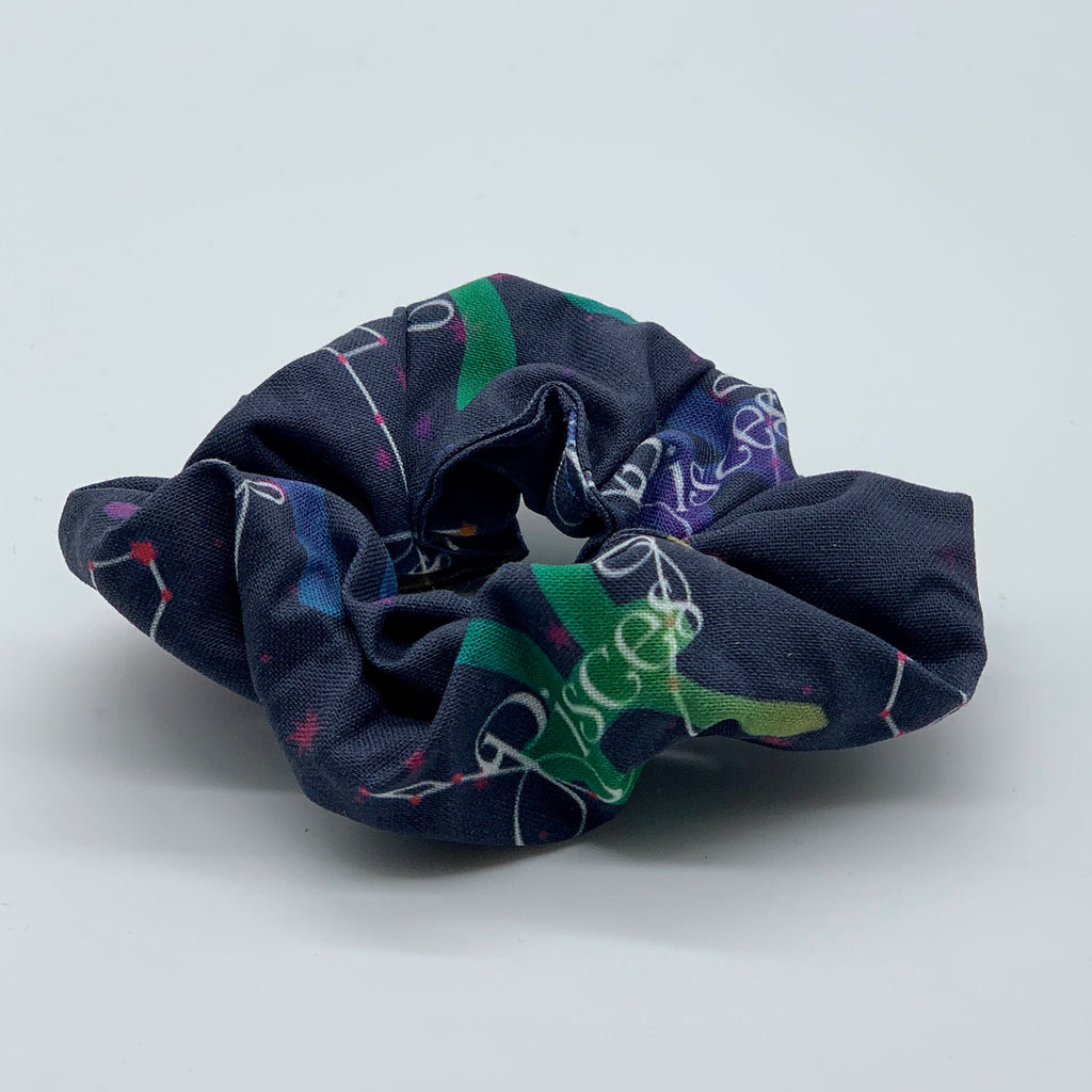 Pisces Scrunchie - Horoscope Scrunchies - Zodiac Star Sign Scrunchie