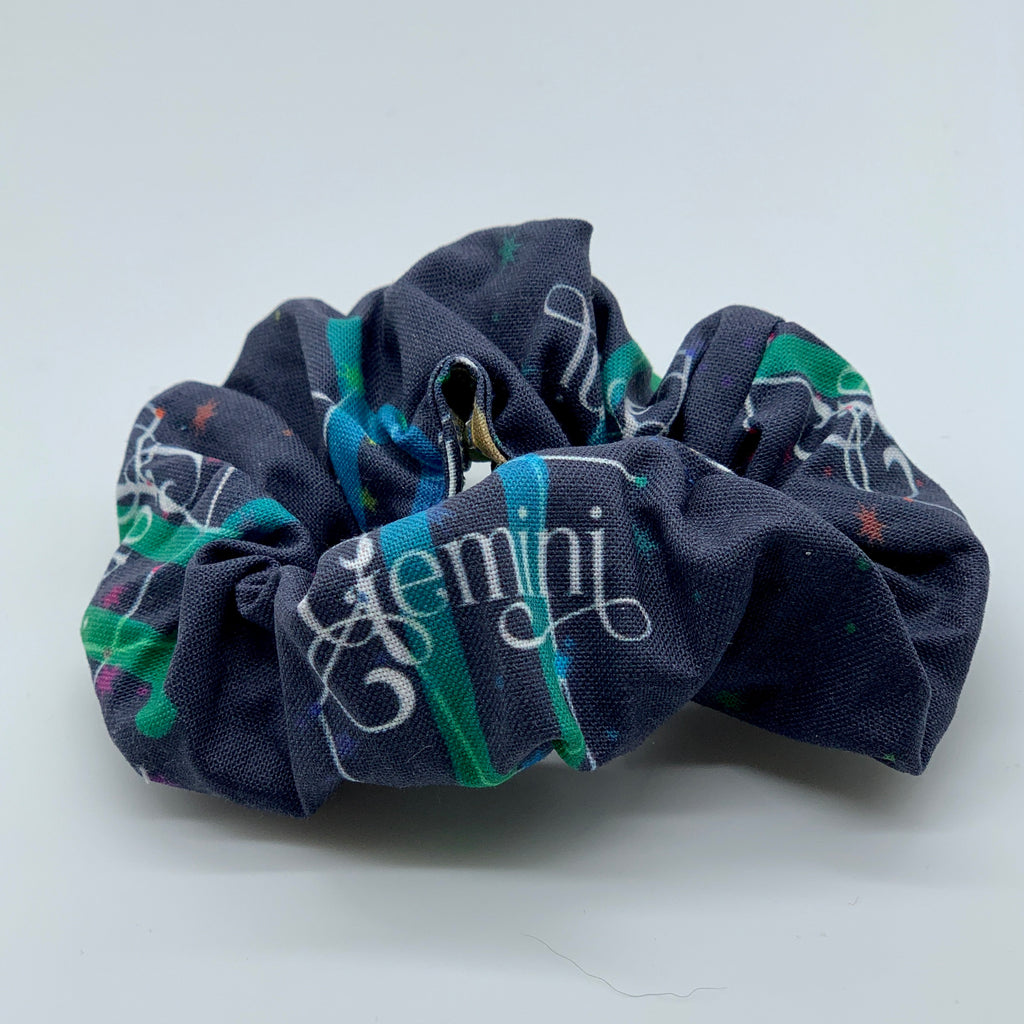 Gemini Scrunchie - Horoscope Scrunchies - Zodiac Star Sign Scrunchie