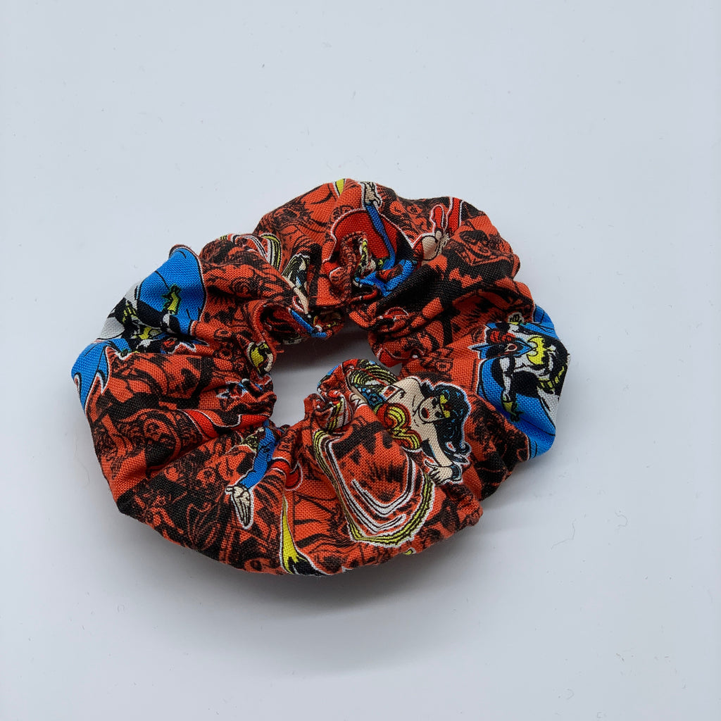 Wonder Woman Scrunchie - Super Girl Scrunchies - Bat Girl Scrunchie