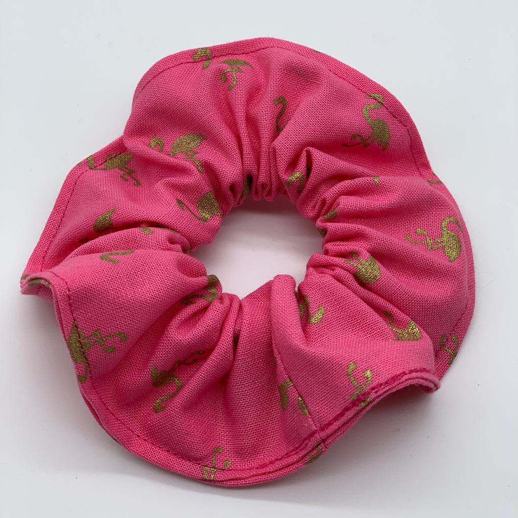 Flamingo Scrunchie - Hot Pink Scrunchies