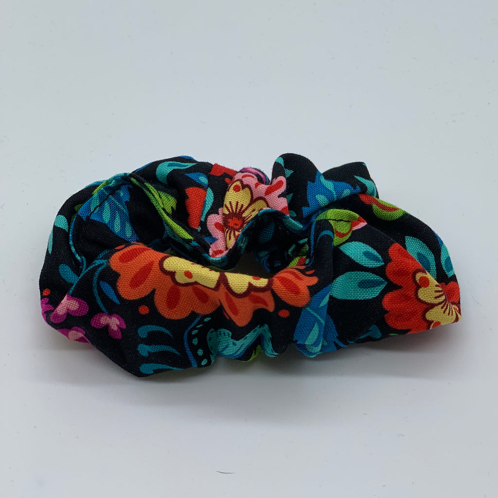 Boho Floral Scrunchie - Hippie Scrunchies