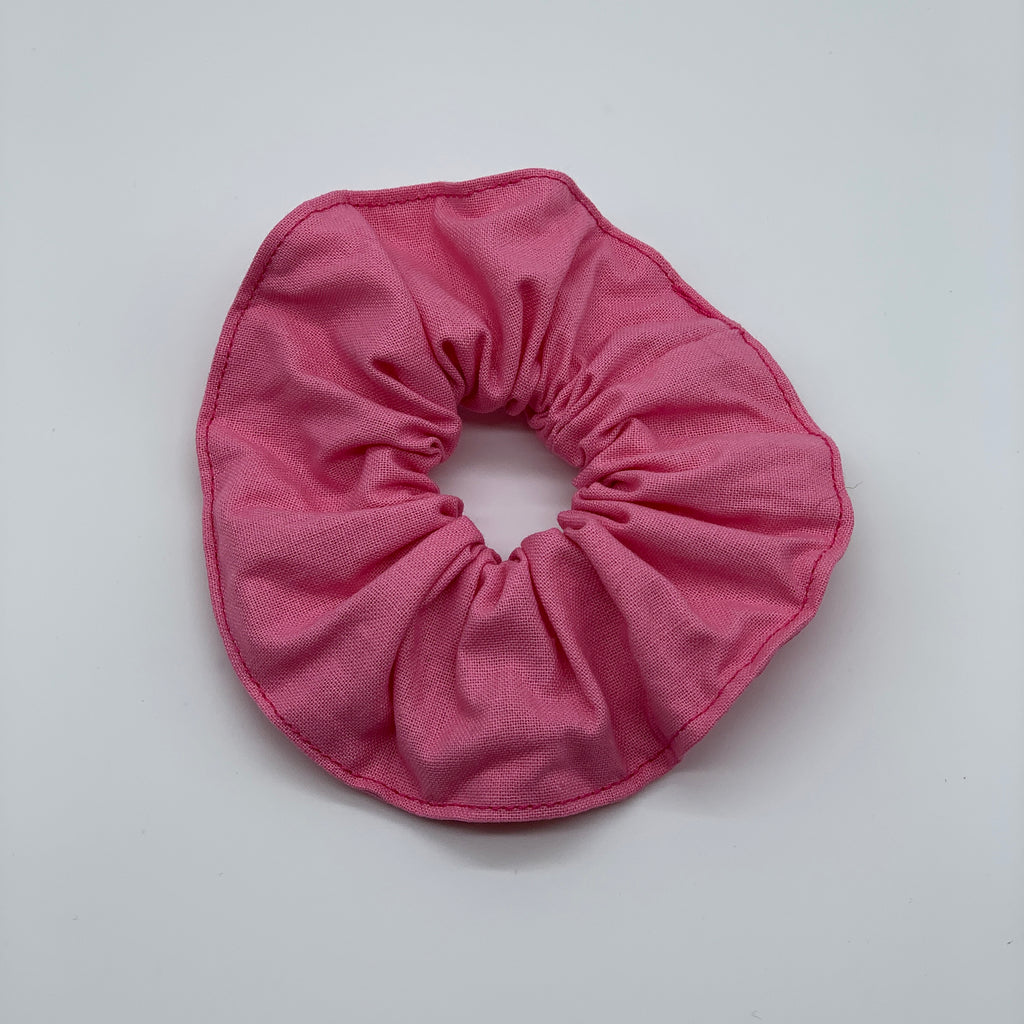 Plain Pink Scrunchie - Scrunchies - 90s Fashion Scrunchie