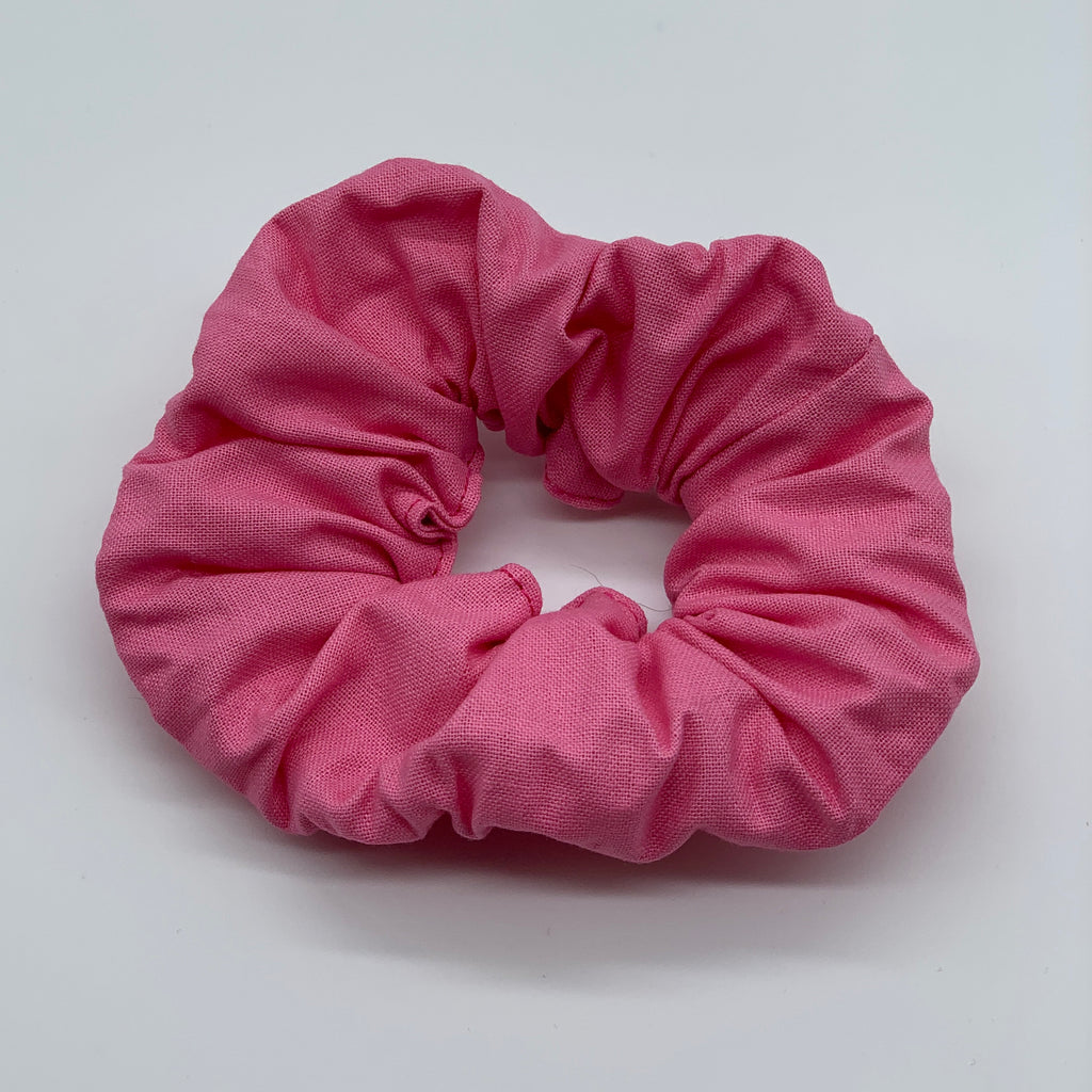 Plain Pink Scrunchie - Scrunchies - 90s Fashion Scrunchie