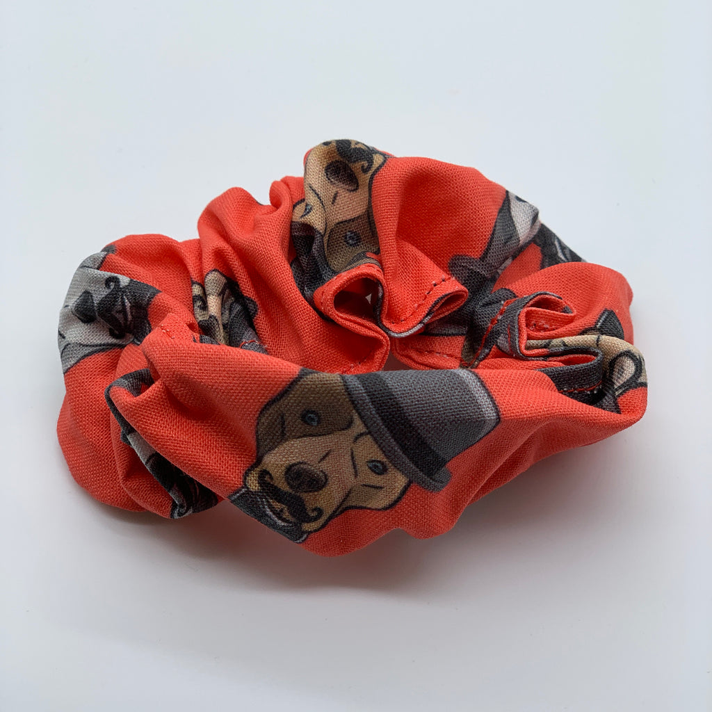 Pitbull Scrunchie - Staffy Scrunchie - 90s Fashion Scrunchie