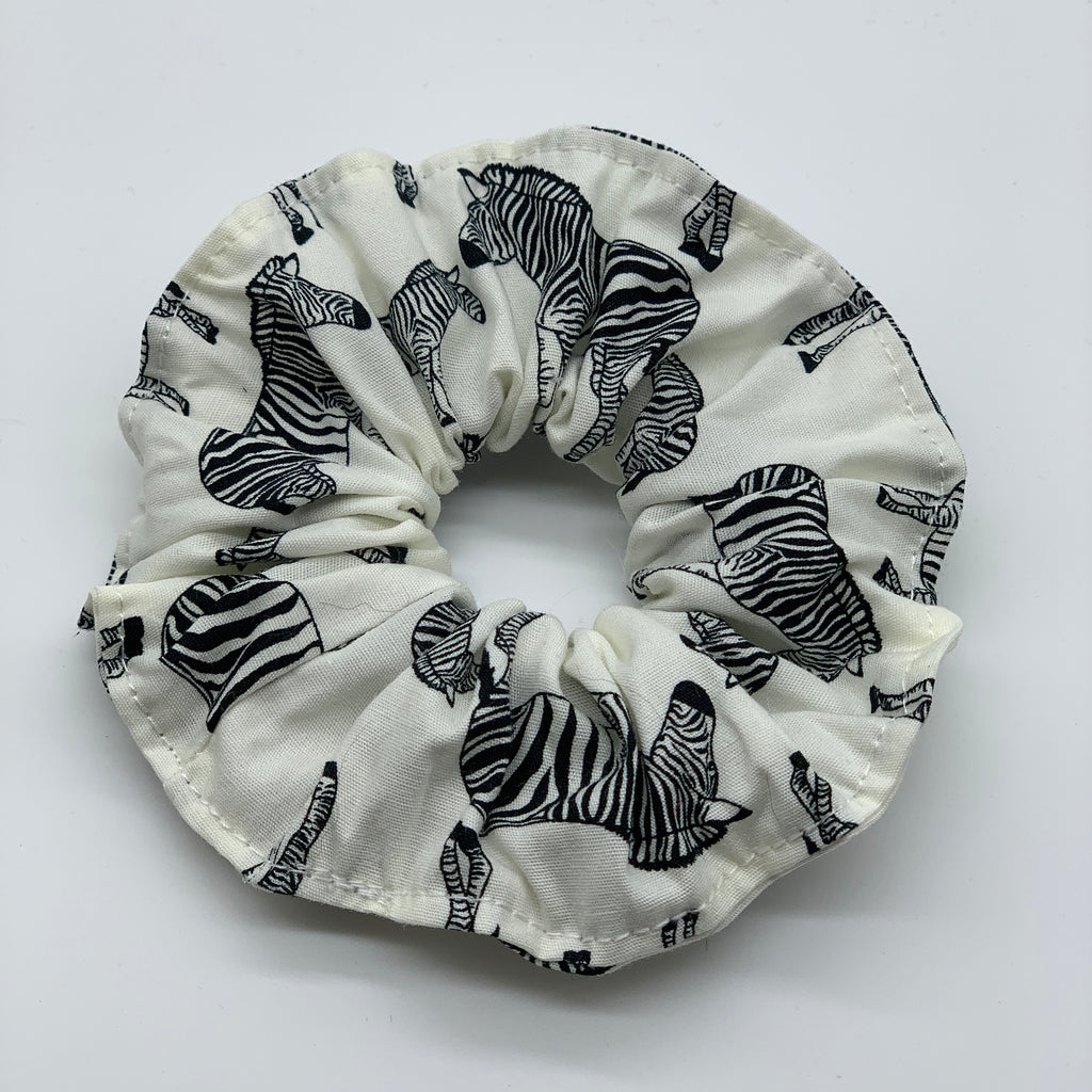 Zebra Scrunchie - Scrunchies - 90s Fashion Scrunchie