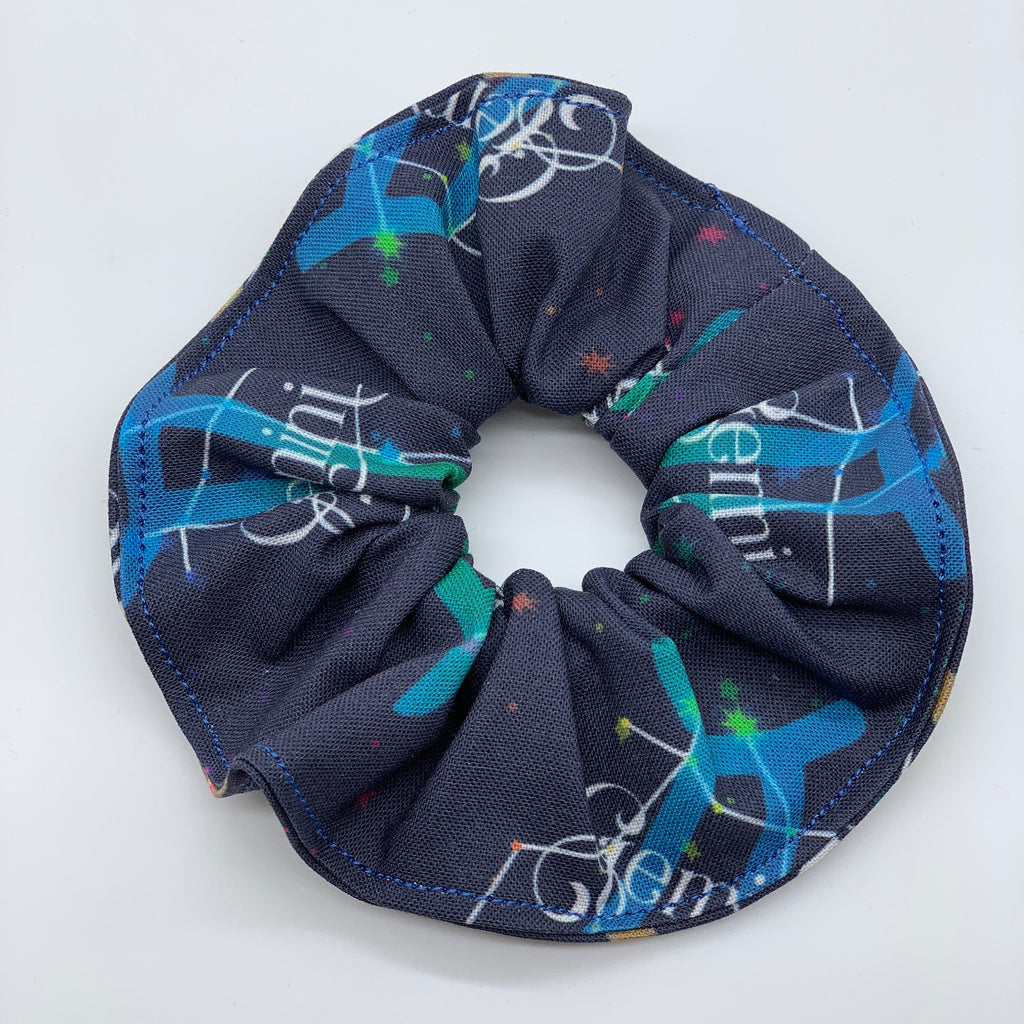 Gemini Scrunchie - Horoscope Scrunchies - Zodiac Star Sign Scrunchie