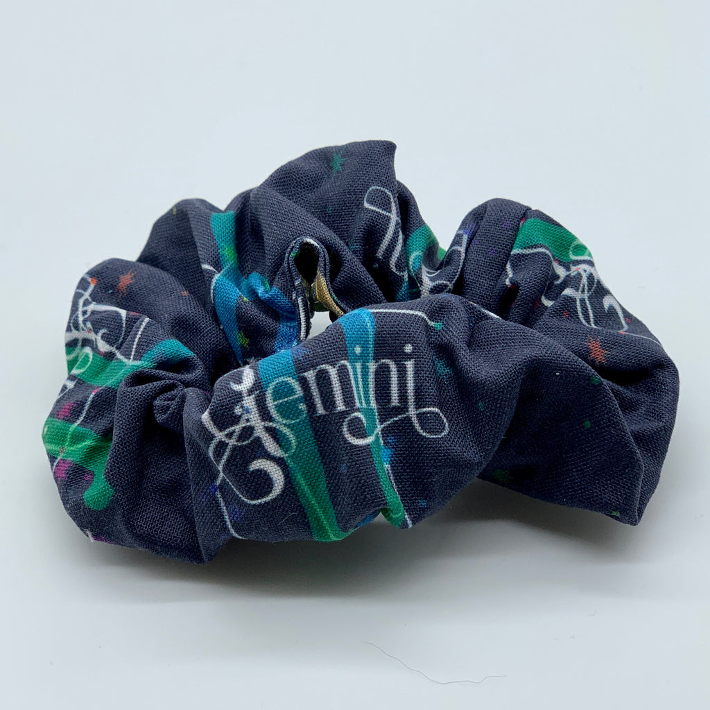 Gemini Scrunchie - Horoscope Scrunchies - Zodiac Star Sign Scrunchie