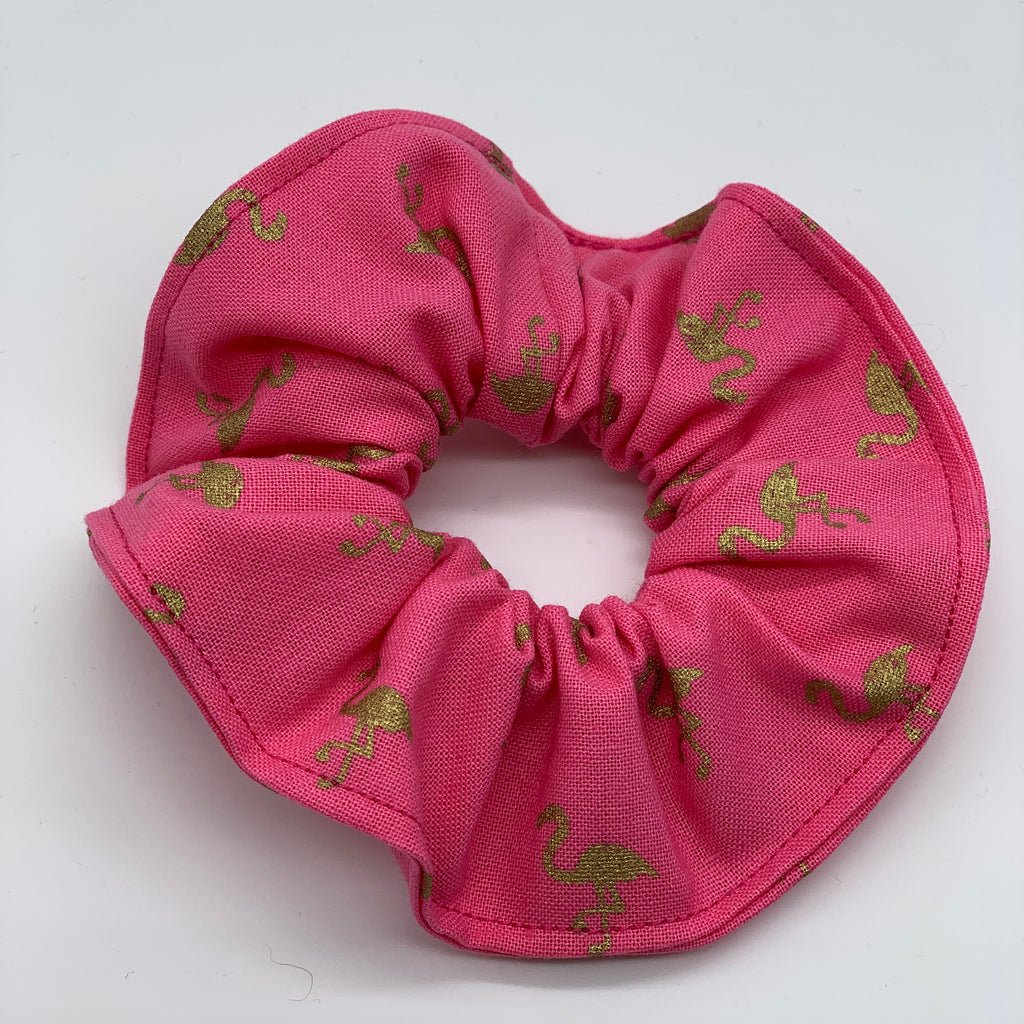 Flamingo Scrunchie - Hot Pink Scrunchies