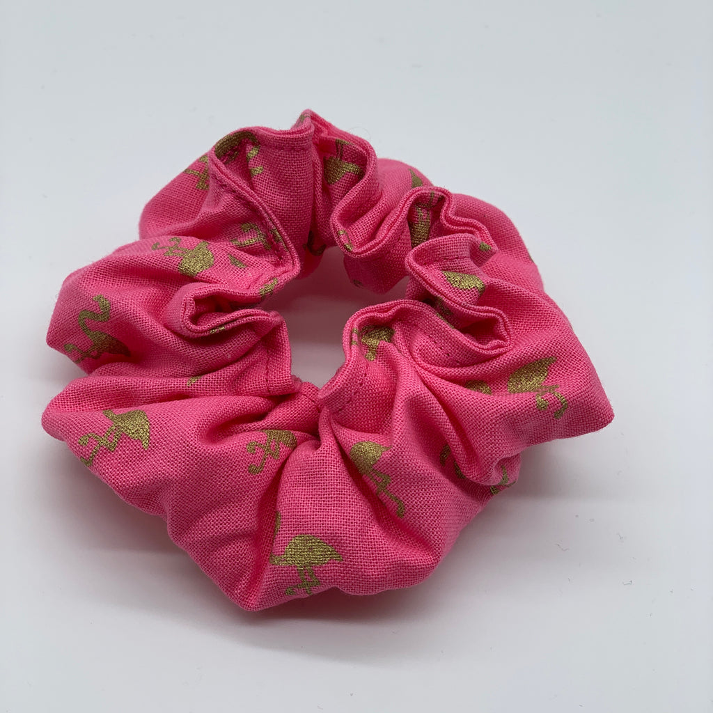 Flamingo Scrunchie - Hot Pink Scrunchies