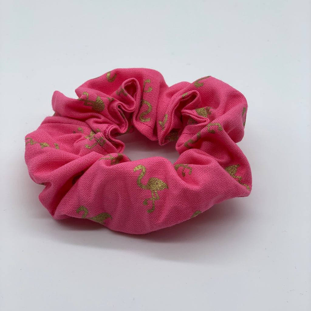 Flamingo Scrunchie - Hot Pink Scrunchies