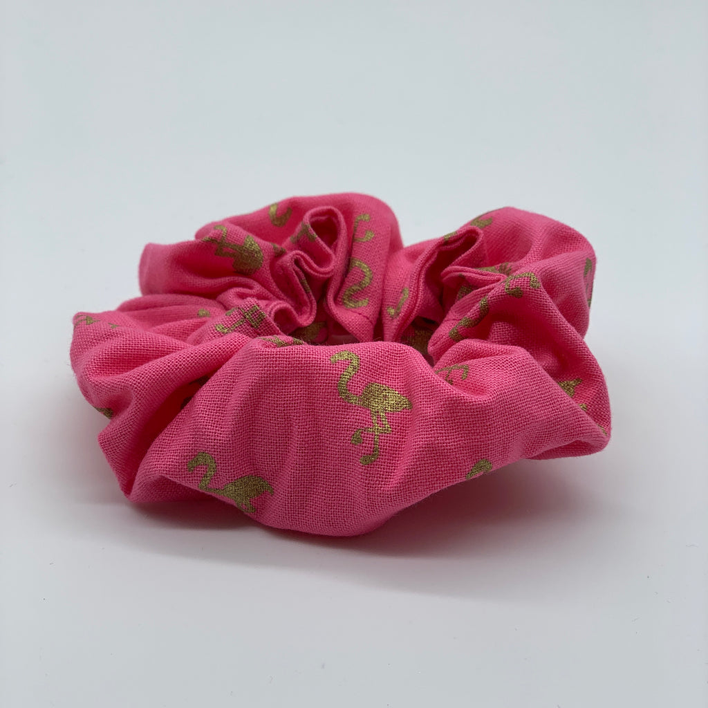 Flamingo Scrunchie - Hot Pink Scrunchies