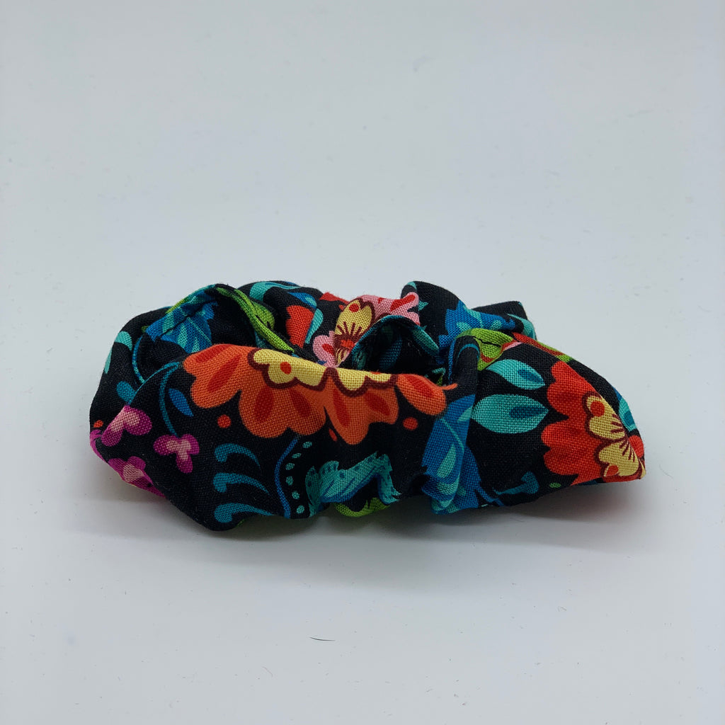 Boho Floral Scrunchie - Hippie Scrunchies