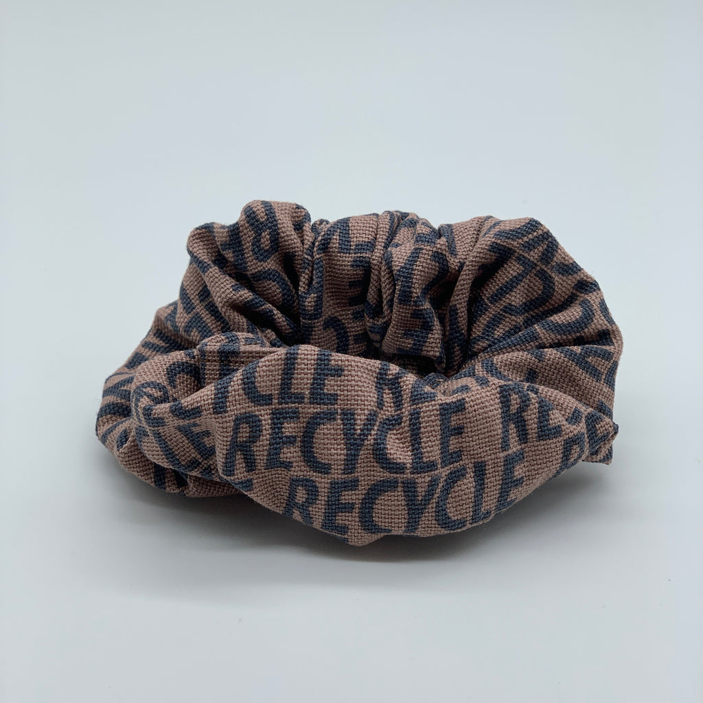 Recycle Scrunchie - Love Heart Scrunchies - Scrunchie - 90s Fashion Scrunchie