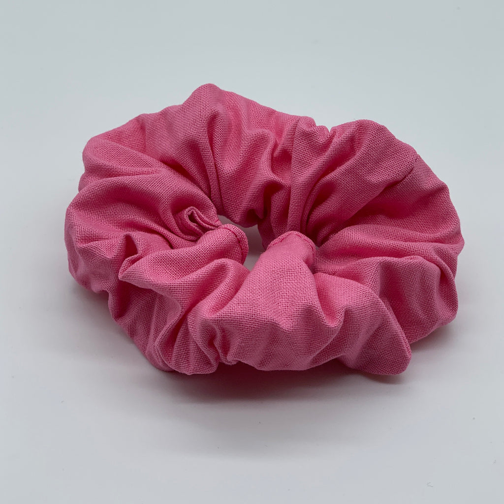 Plain Pink Scrunchie - Scrunchies - 90s Fashion Scrunchie