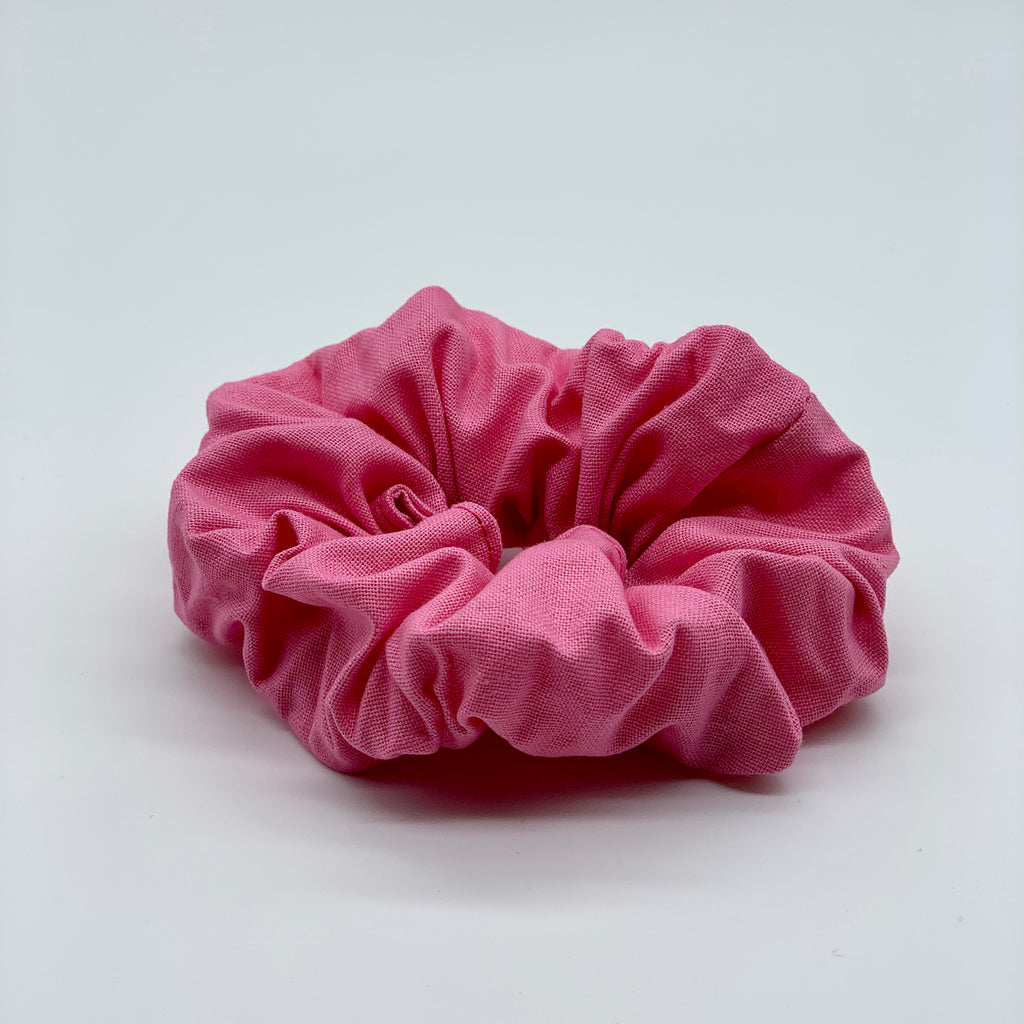 Plain Pink Scrunchie - Scrunchies - 90s Fashion Scrunchie