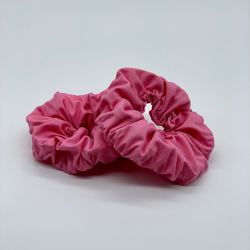 Plain Pink Scrunchie - Scrunchies - 90s Fashion Scrunchie