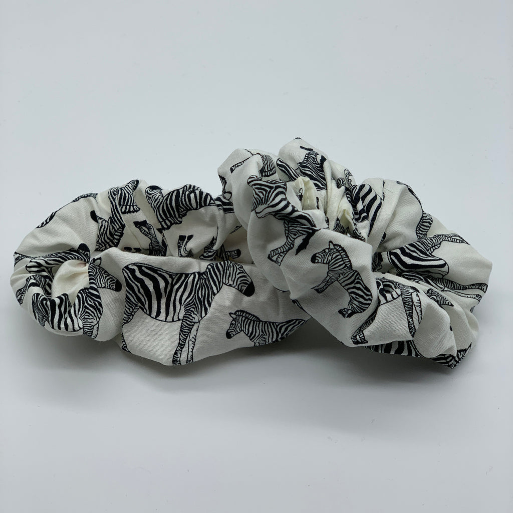 Zebra Scrunchie - Scrunchies - 90s Fashion Scrunchie