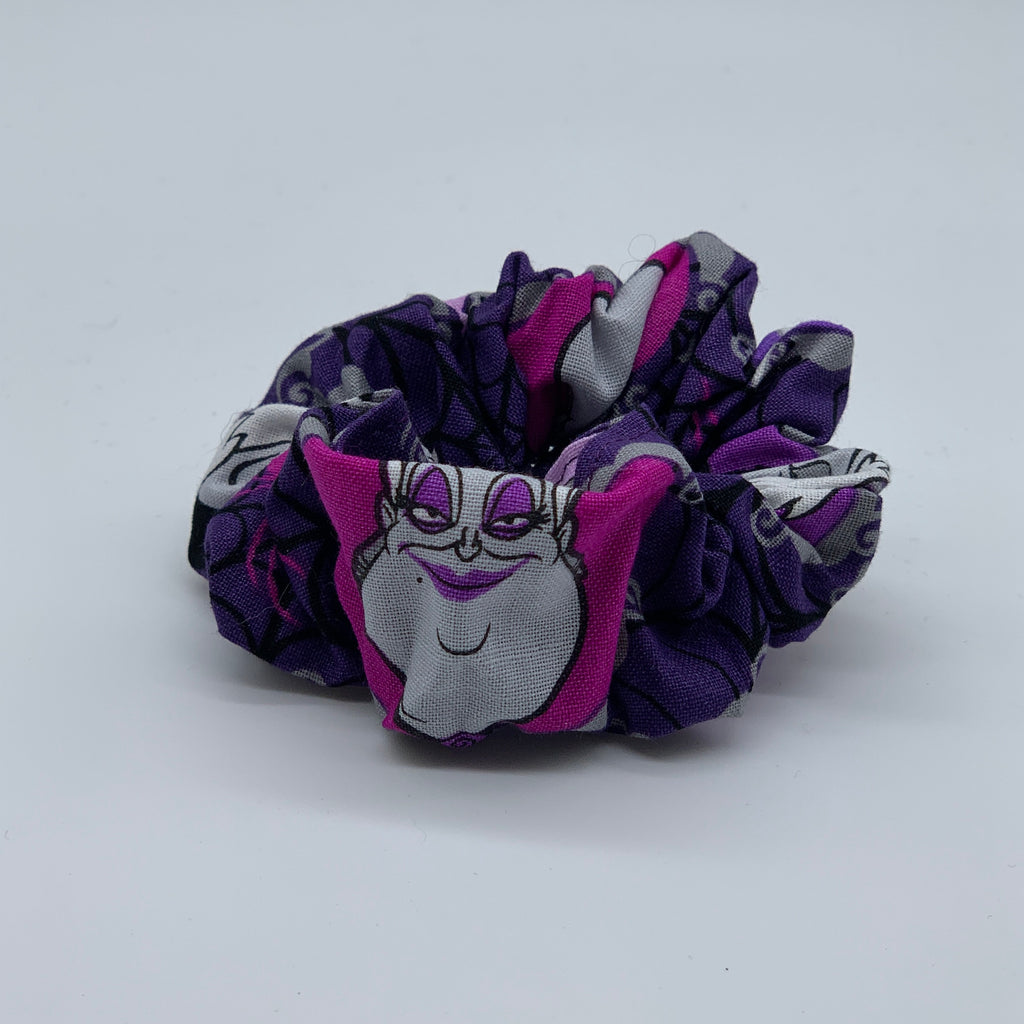 Cruella De Vil Scrunchie - Ursula Villian - 101 Dalmations - Scrunchies Hair Tie