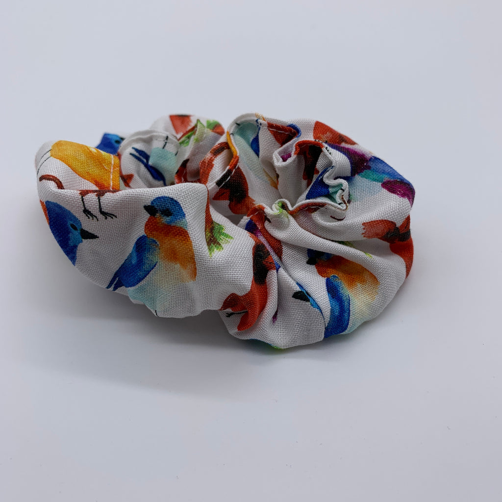 Bird Scrunchie - Sparrow Scrunchies - Robin  Scrunchie