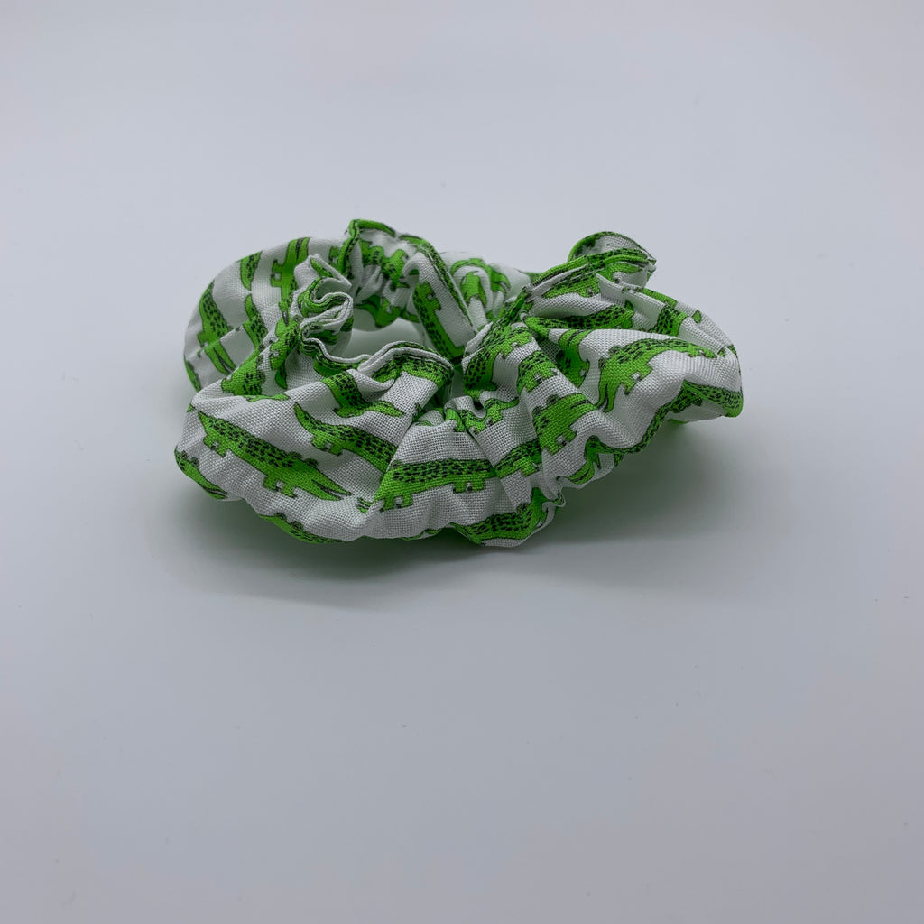 Crocodile Scrunchie - Alligator Scrunchy - 90s Fashion Scrunchie