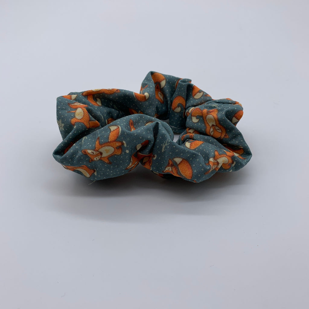 Yoga Foxes Scrunchie - Fox Scrunchies - Yoga Scrunchie